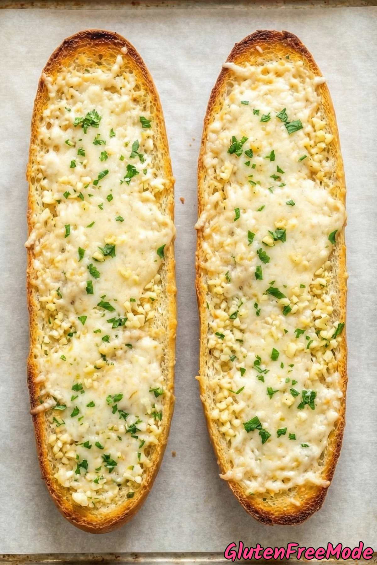 Gluten Free Cheesy Garlic Bread Step 4