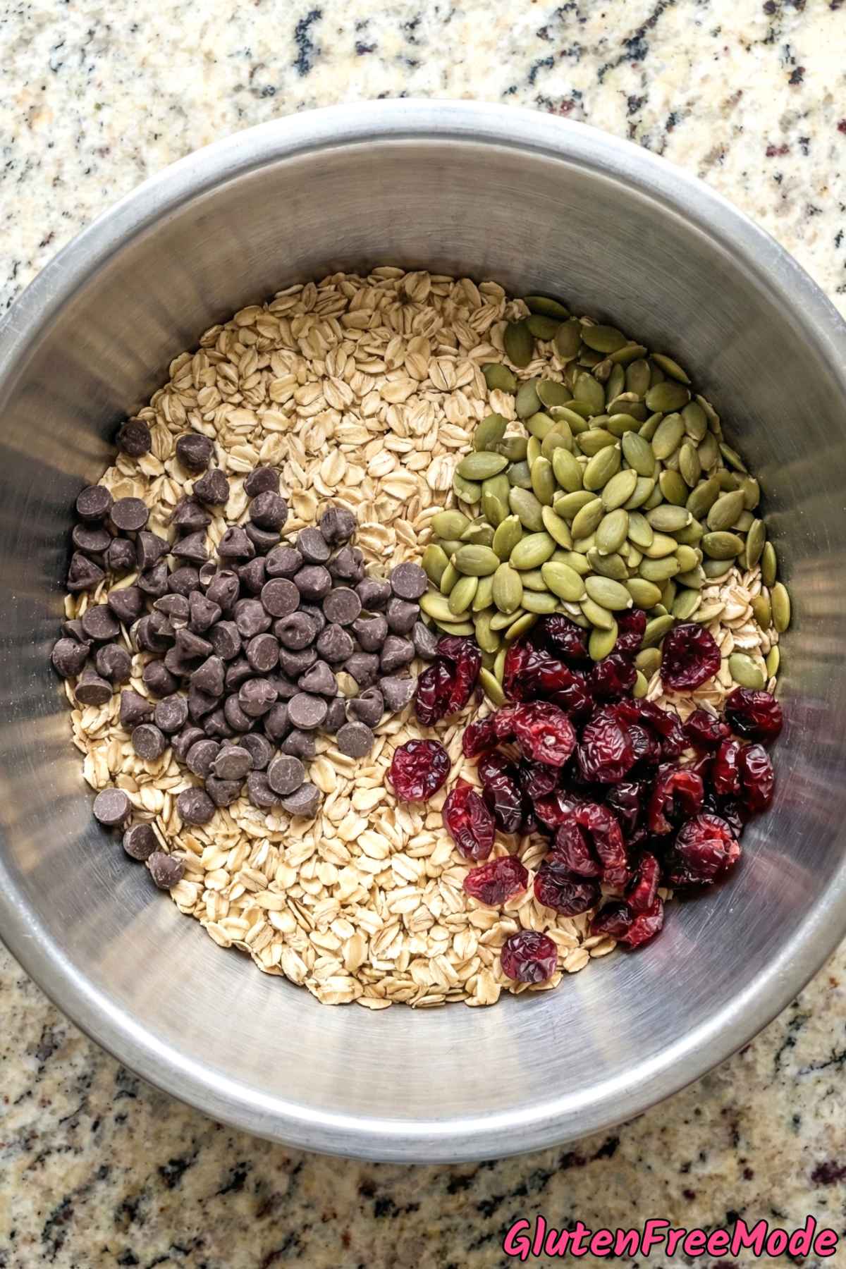 Gluten Free Chewy Trail Mix Bars Step 2