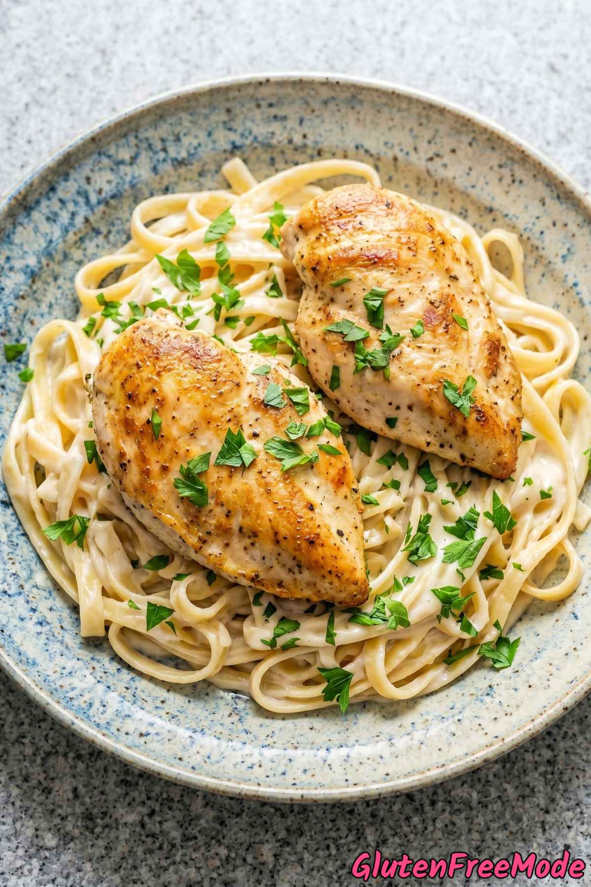 Tender gluten free chicken alfredo recipe