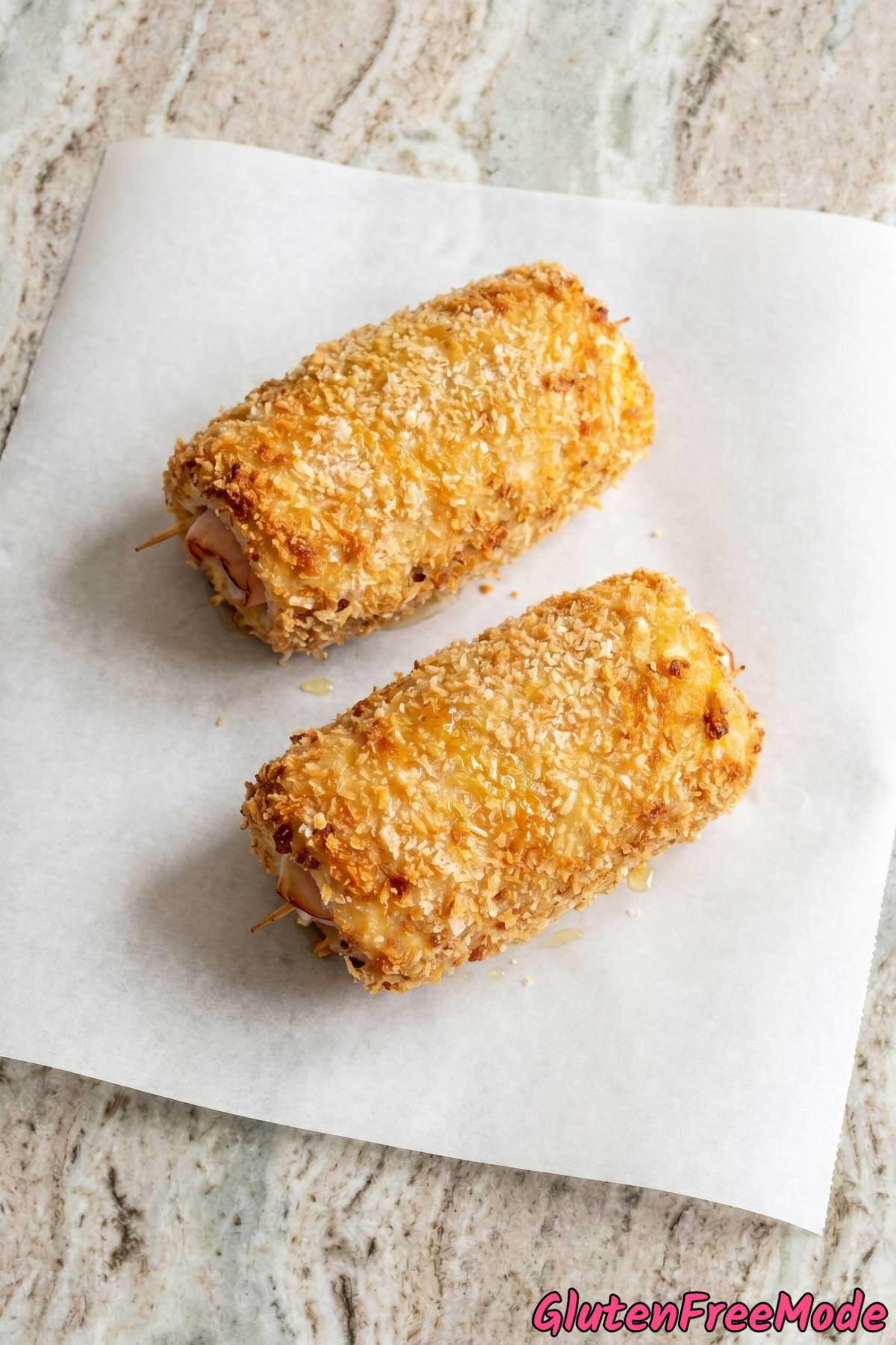 Savory gluten free chicken cordon bleu