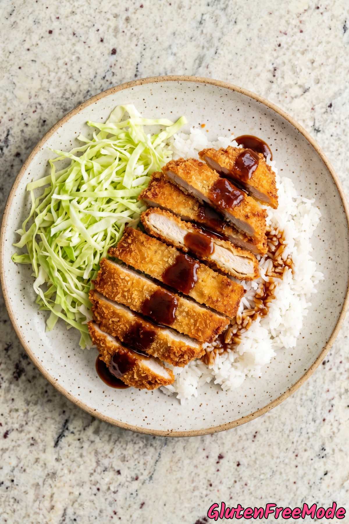 Juicy gluten free chicken katsu served fresh