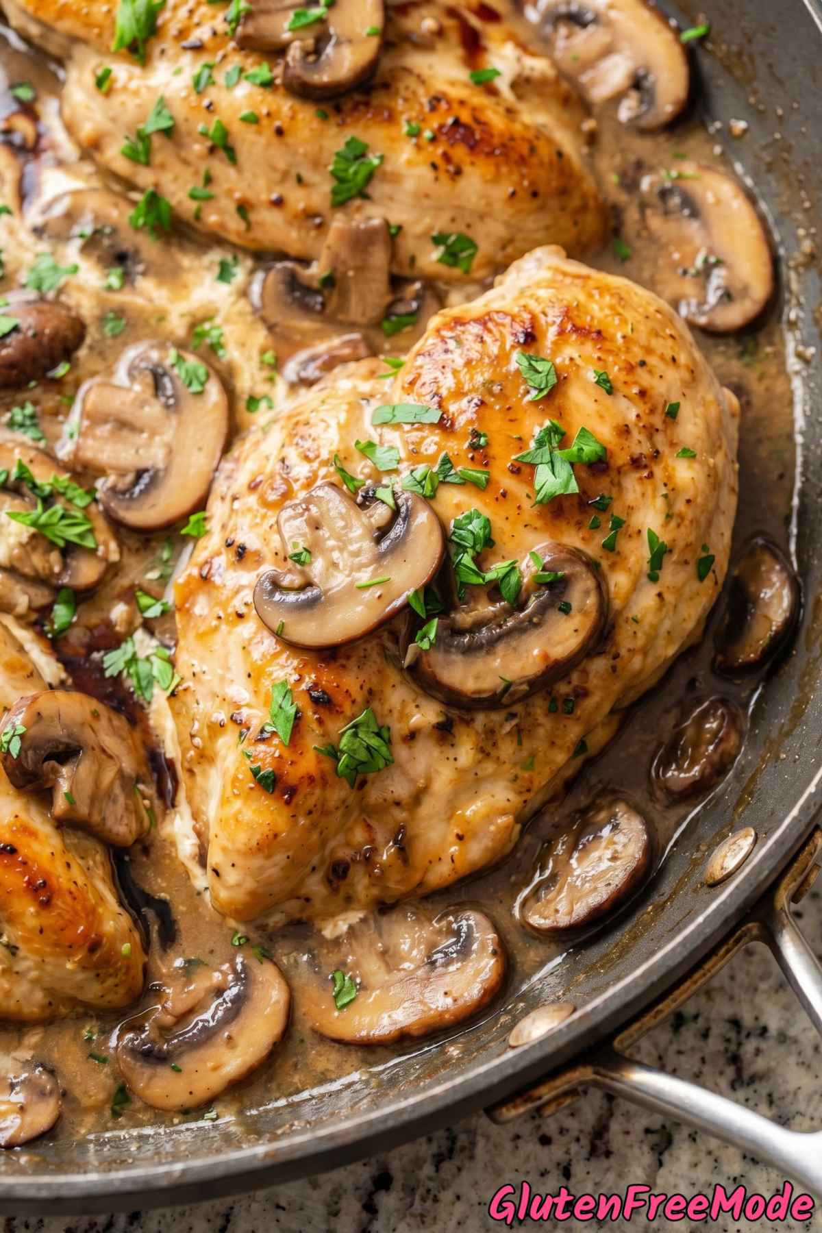 Golden gluten free chicken marsala recipe