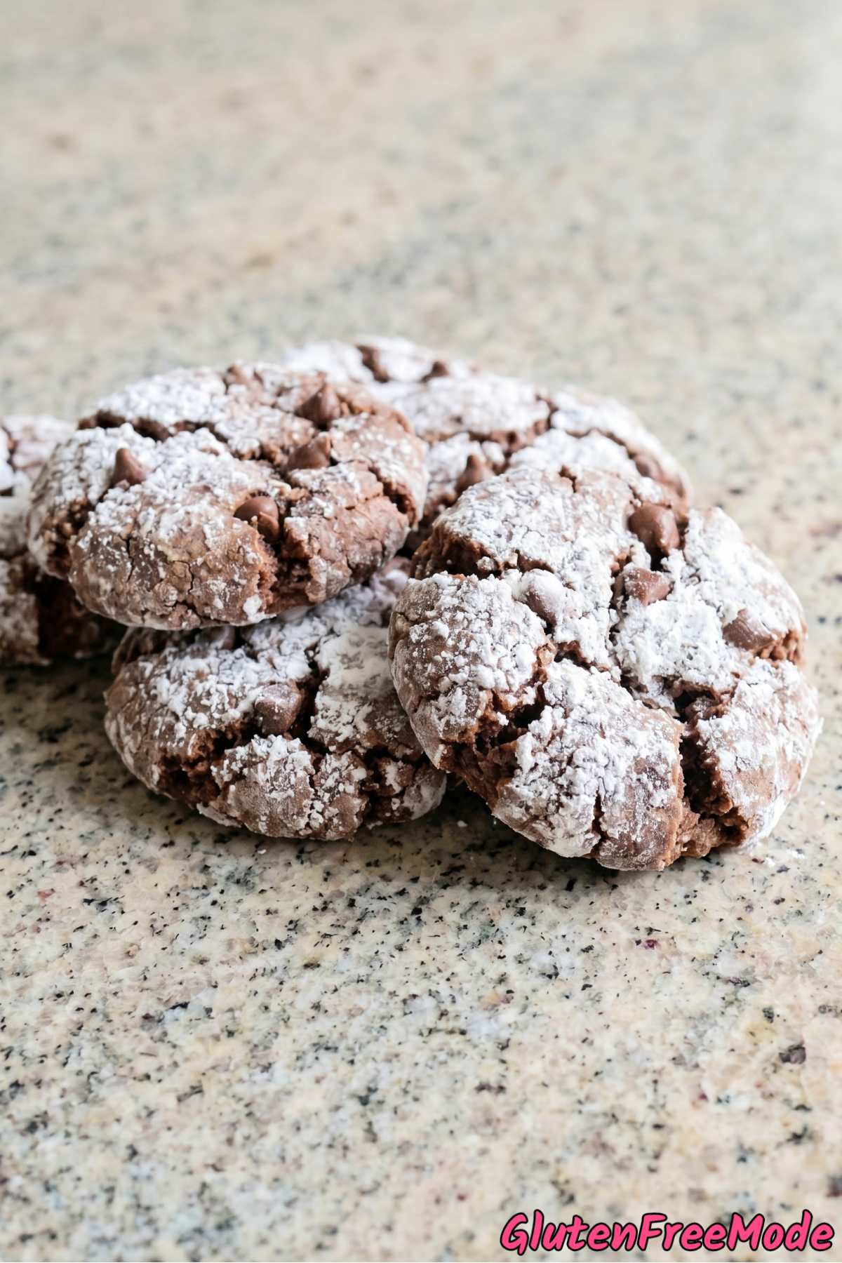 Fudgy gluten free chocolate amaretti cookies