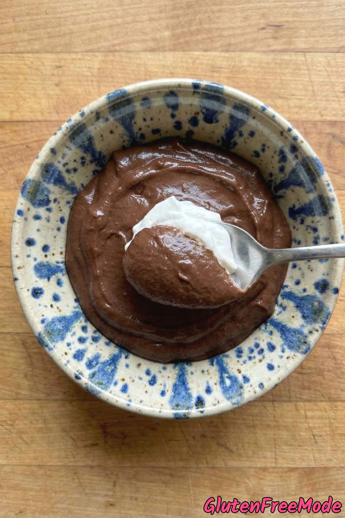 Luscious chocolate avocado pudding gluten free