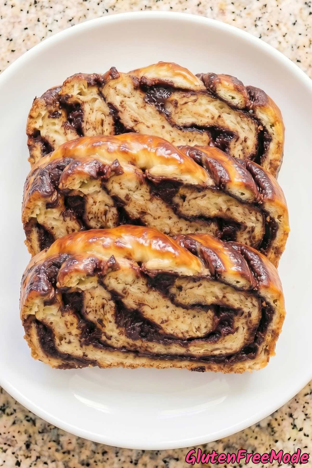 Gorgeous gluten free chocolate babka