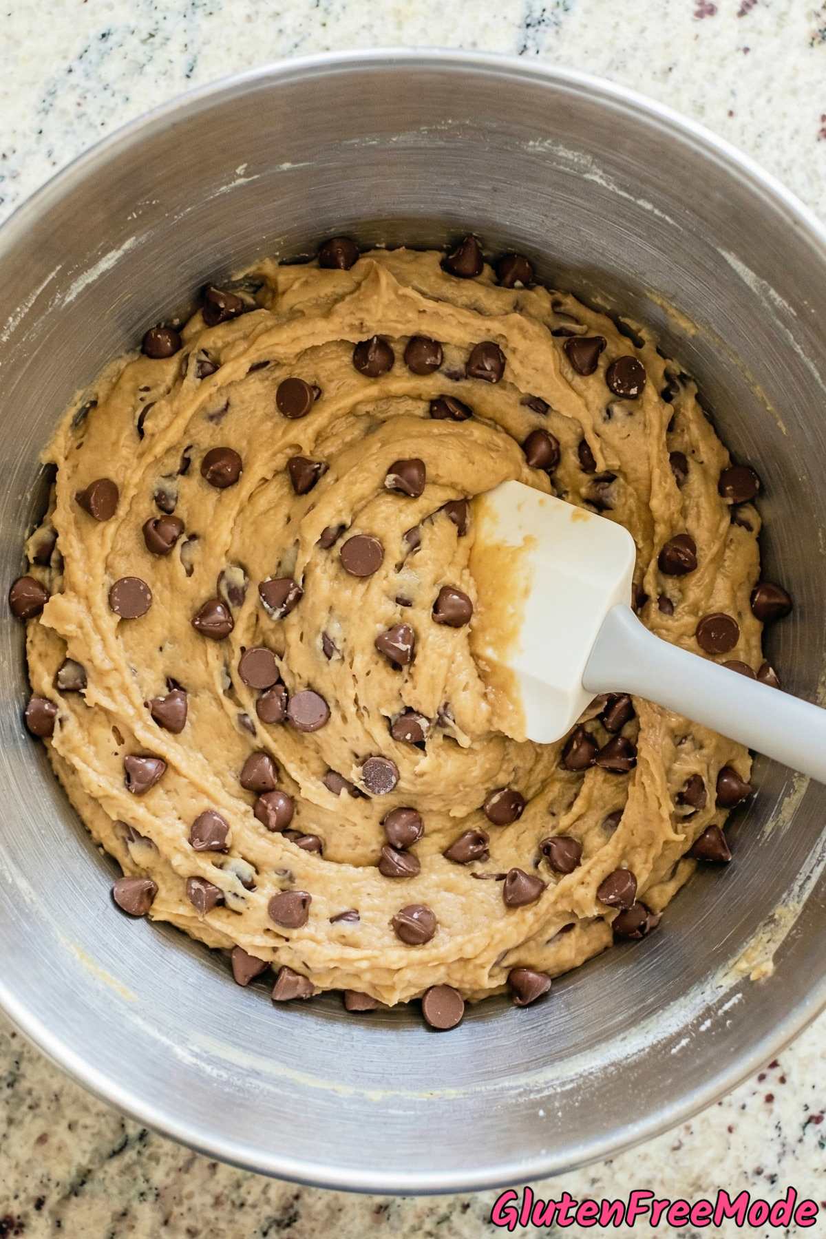 Gluten Free Chocolate Chip Cookie Bars Step 3