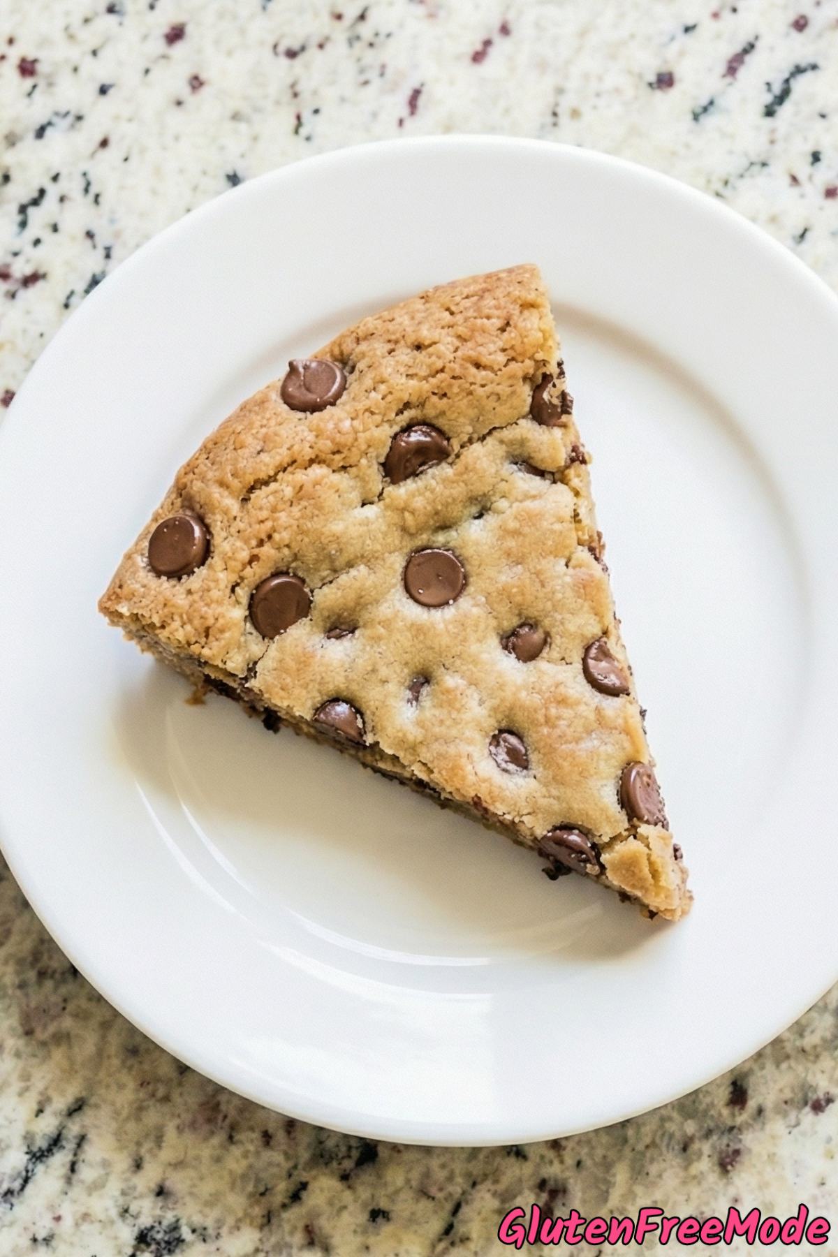 Rustic gluten free chocolate chip skillet cookie