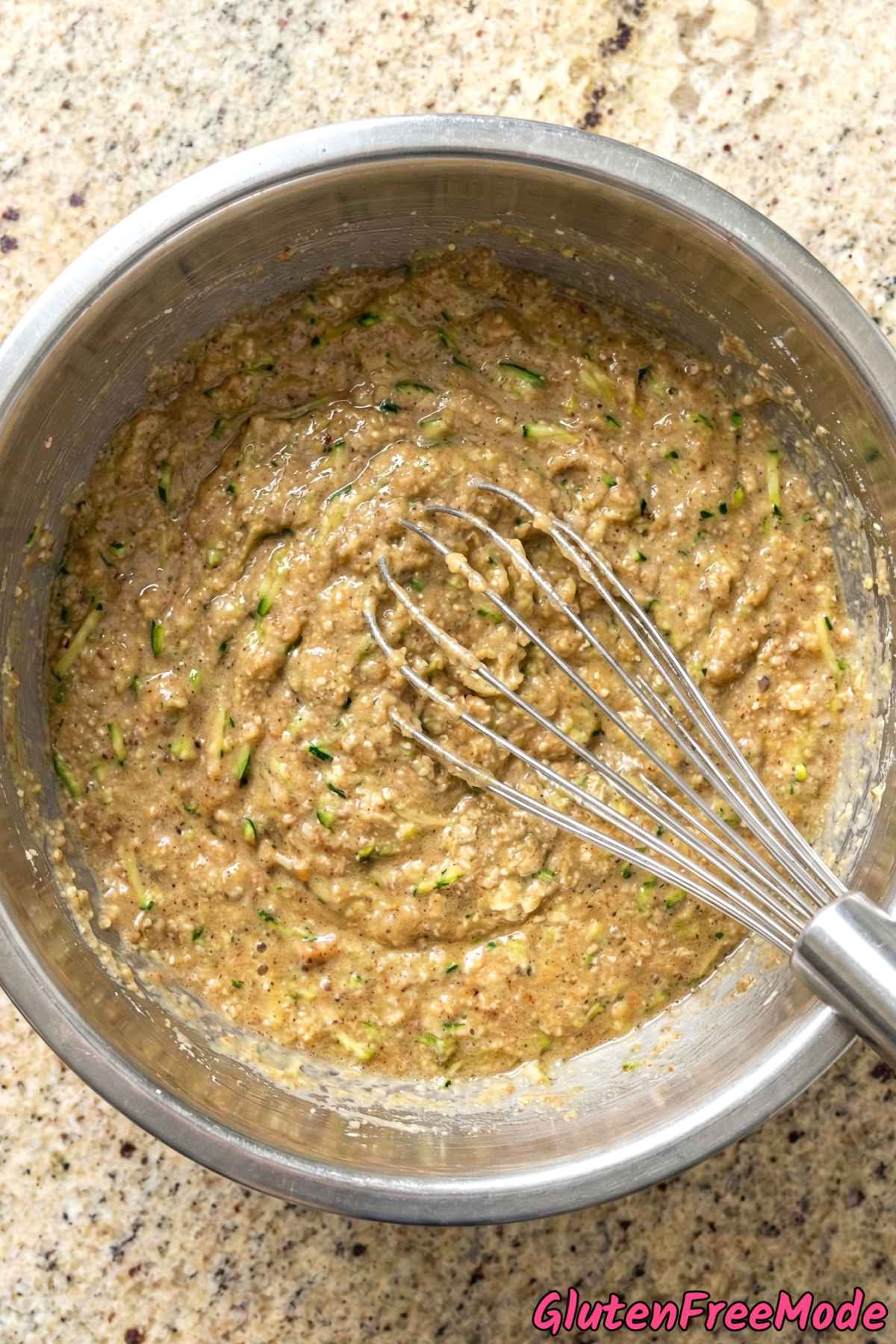 Gluten Free Chocolate Chip Zucchini Loaf Step 4