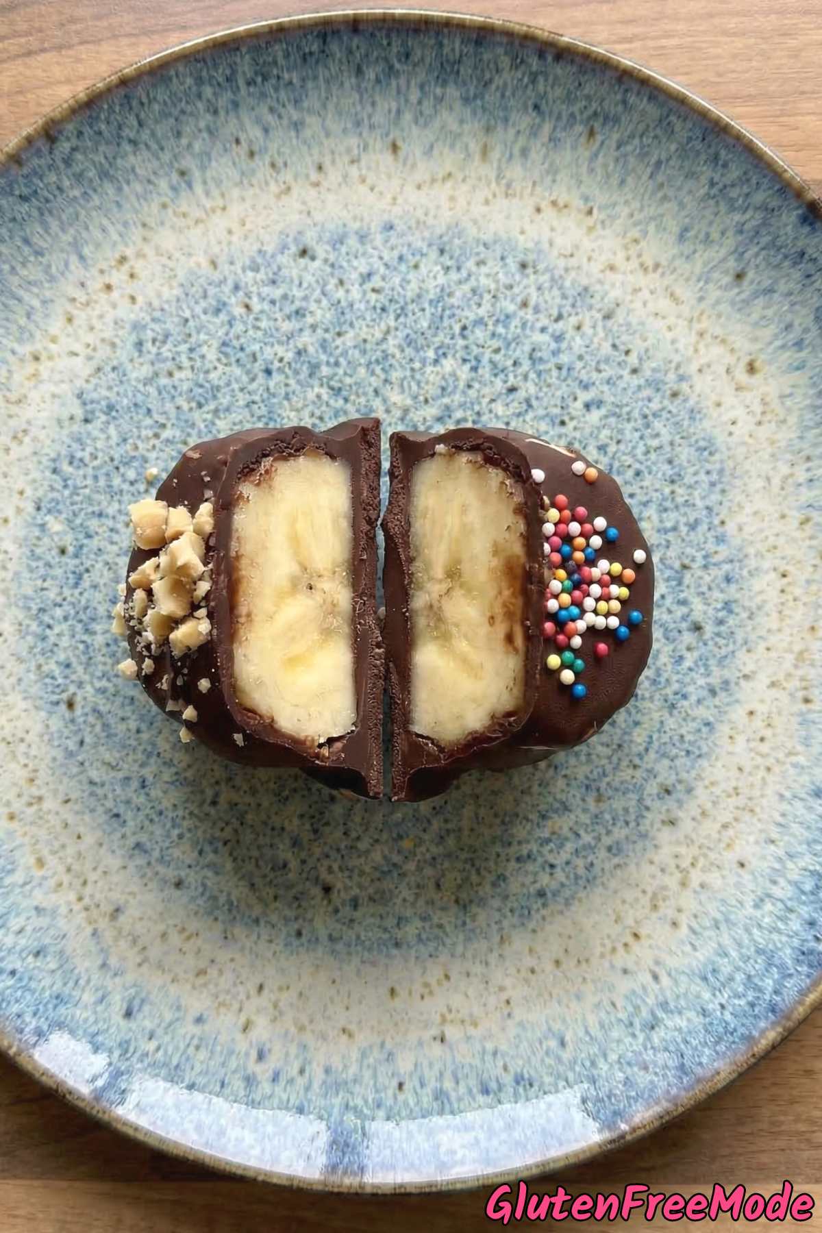 Tempting gluten free chocolate covered banana bites
