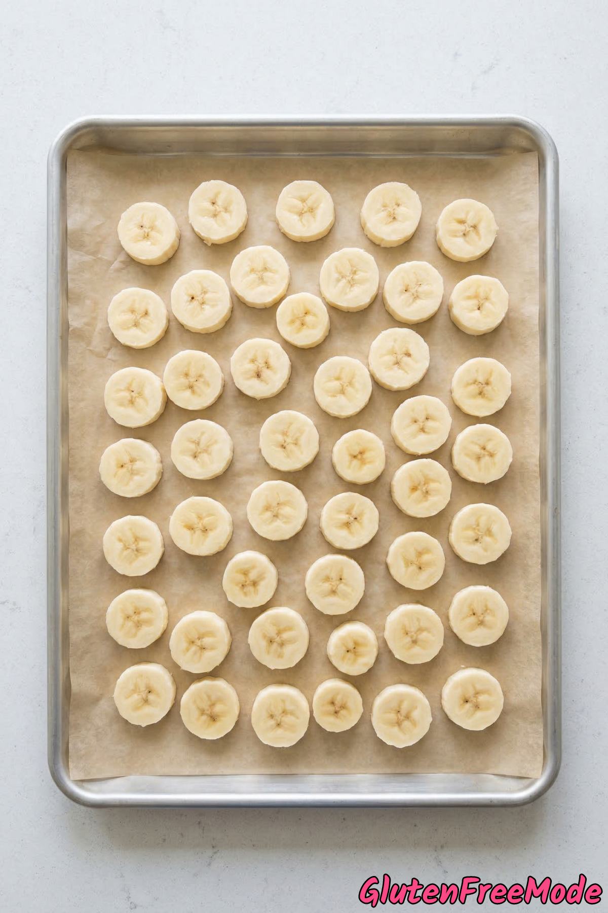 Gluten Free Chocolate Covered Banana Bites Step 1