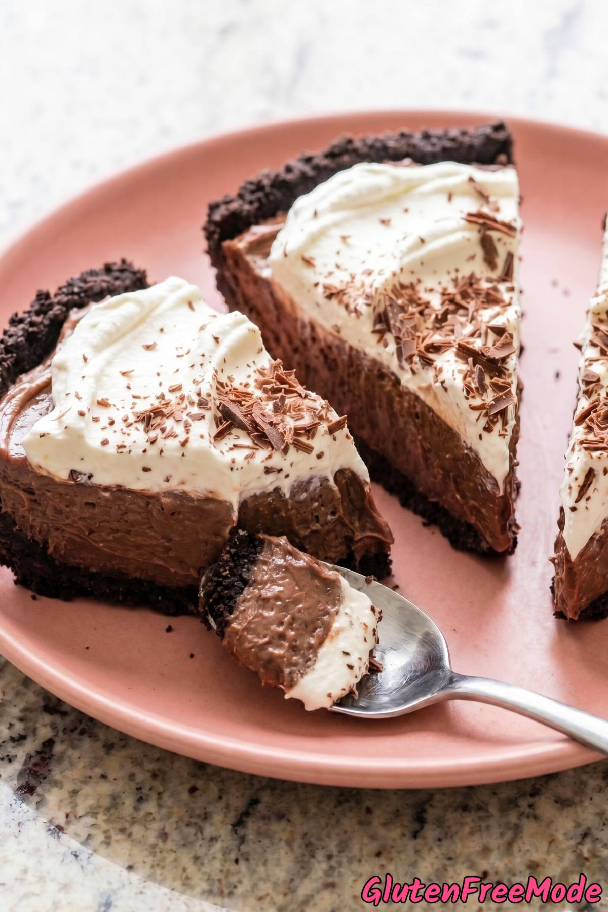 Irresistible gluten free chocolate cream pie