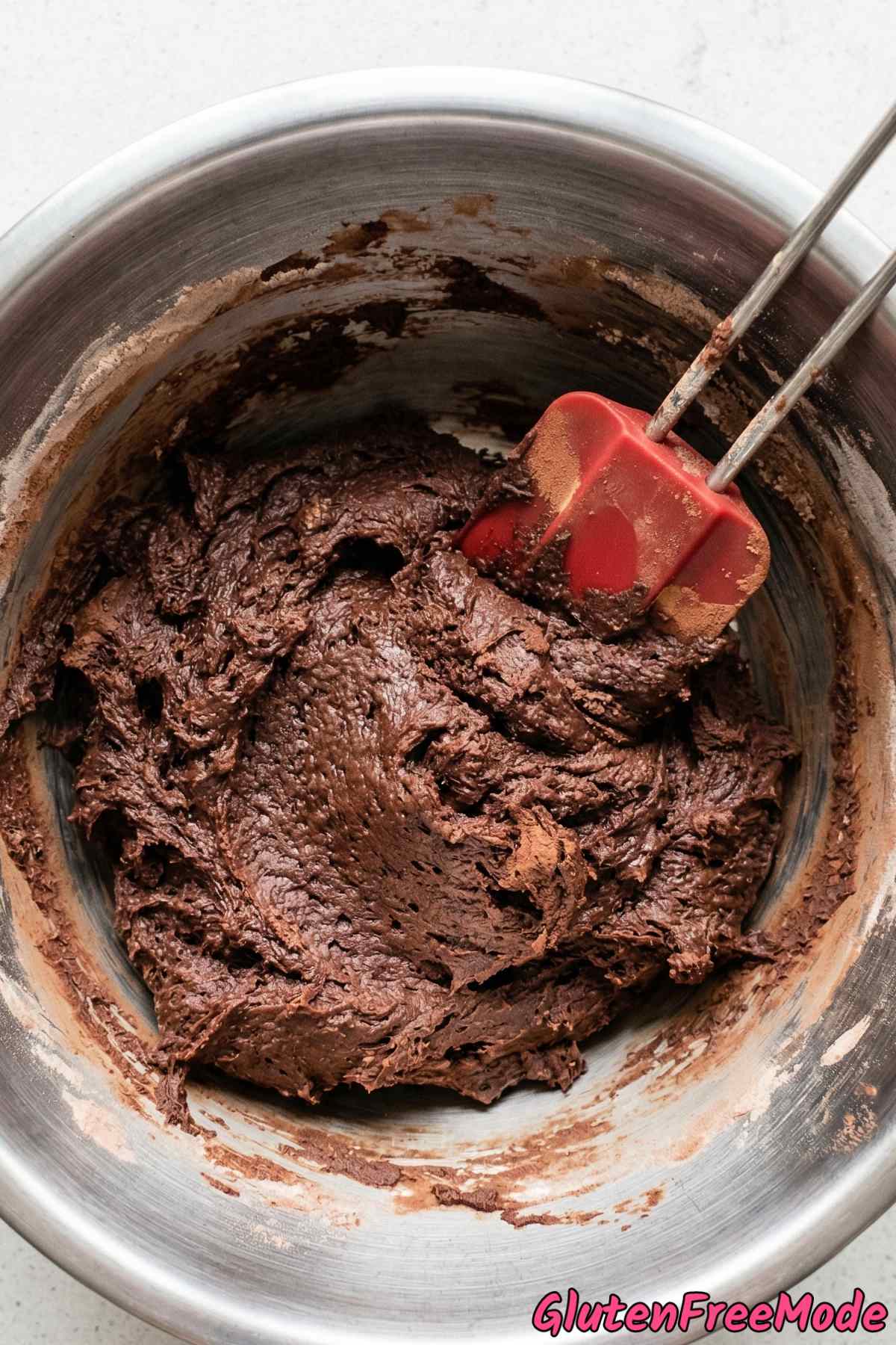 Gluten Free Chocolate Crinkle Cookies Step 3