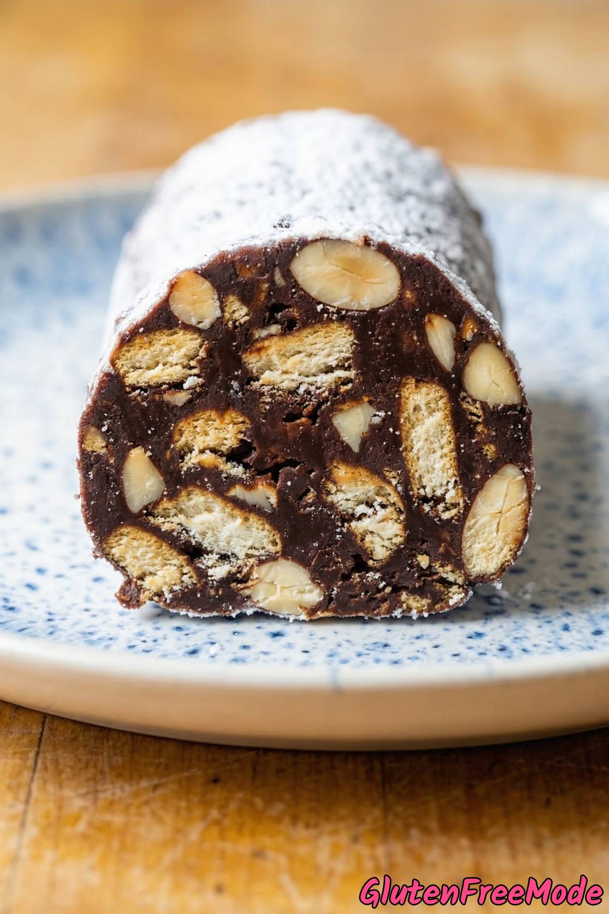 Irresistible gluten free chocolate salami