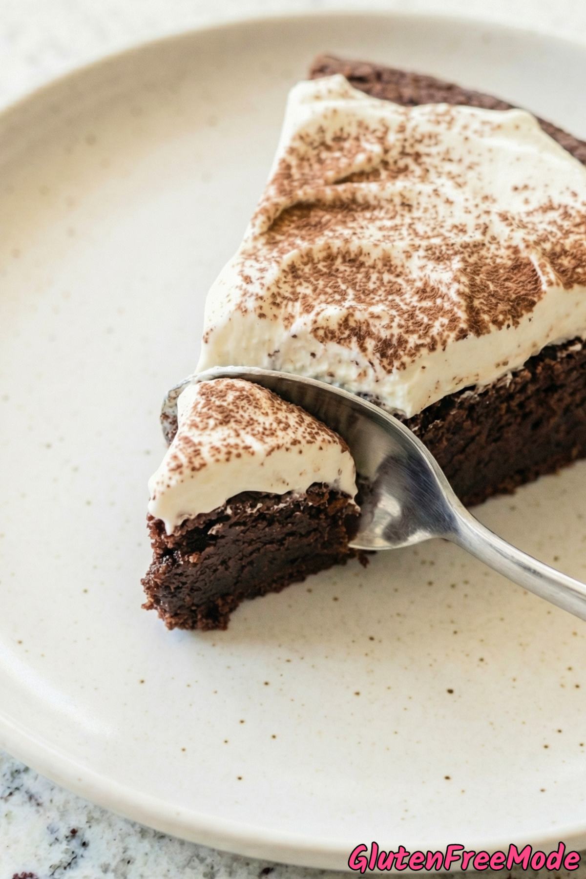 Fudgy gluten free chocolate truffle torte