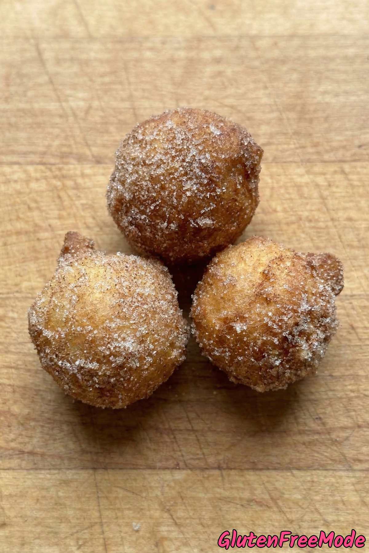 Homemade gluten free churro bites served fresh