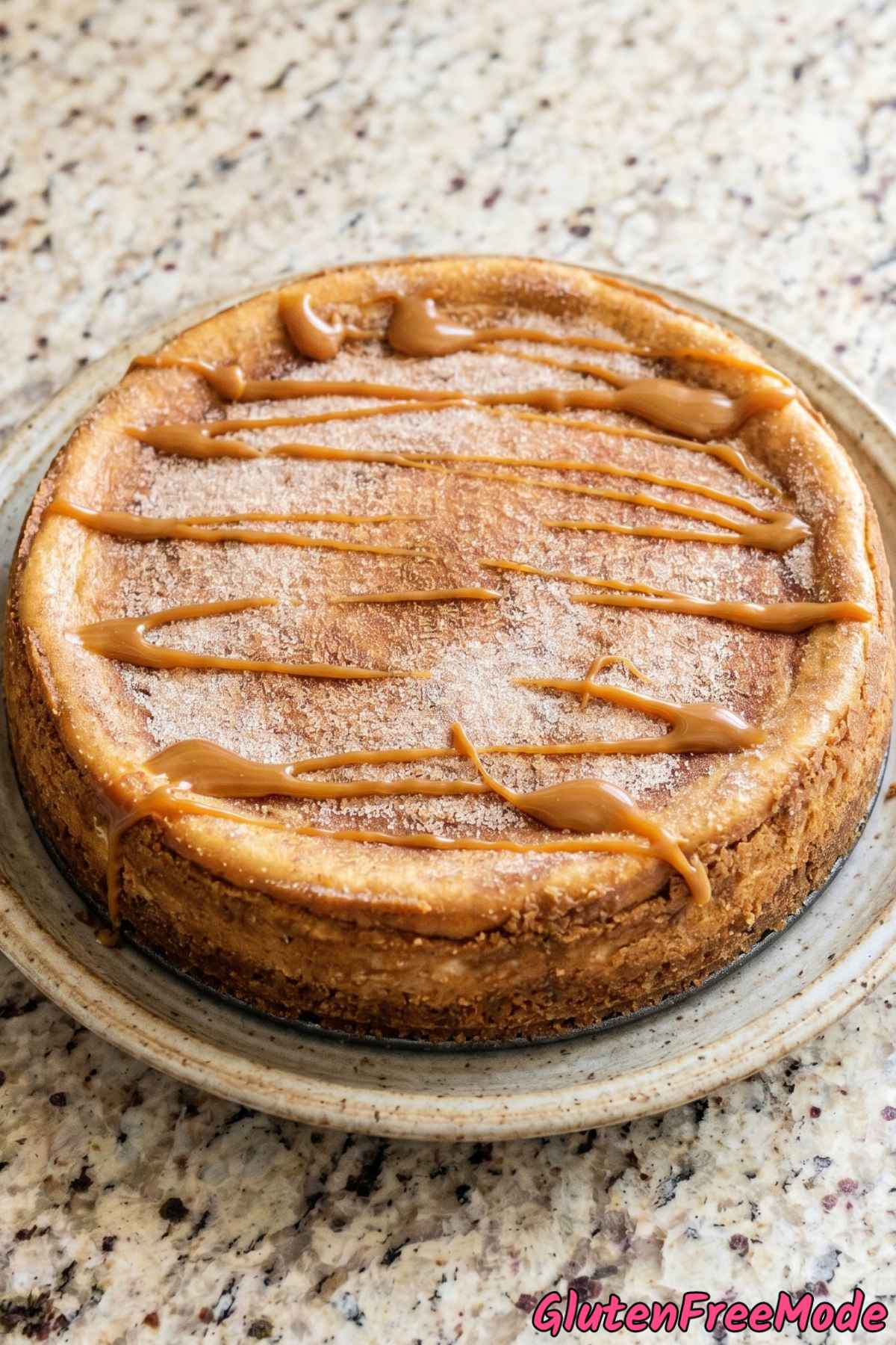Irresistible gluten free churro cheesecake