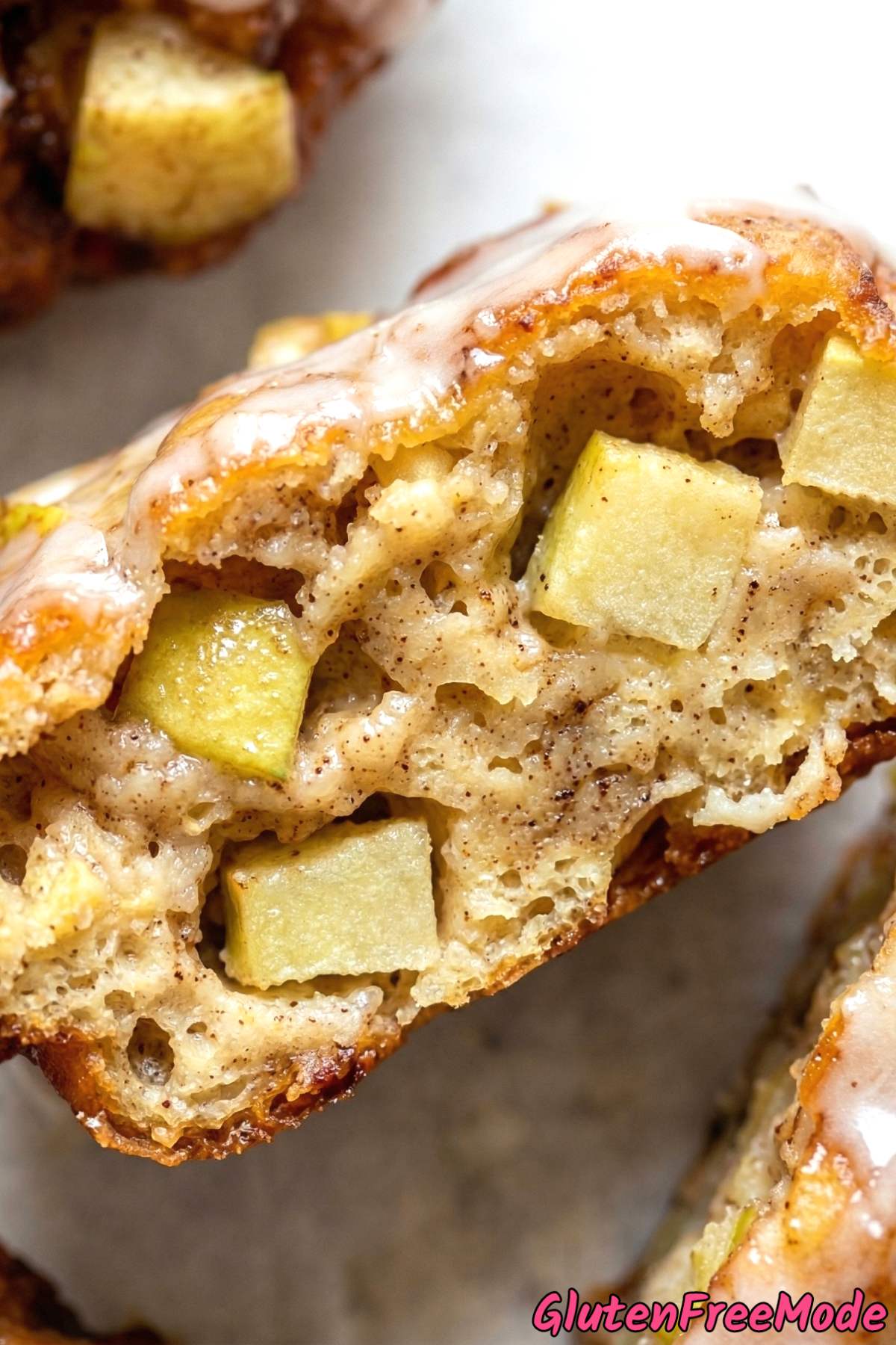 Sweet gluten free cinnamon apple fritters