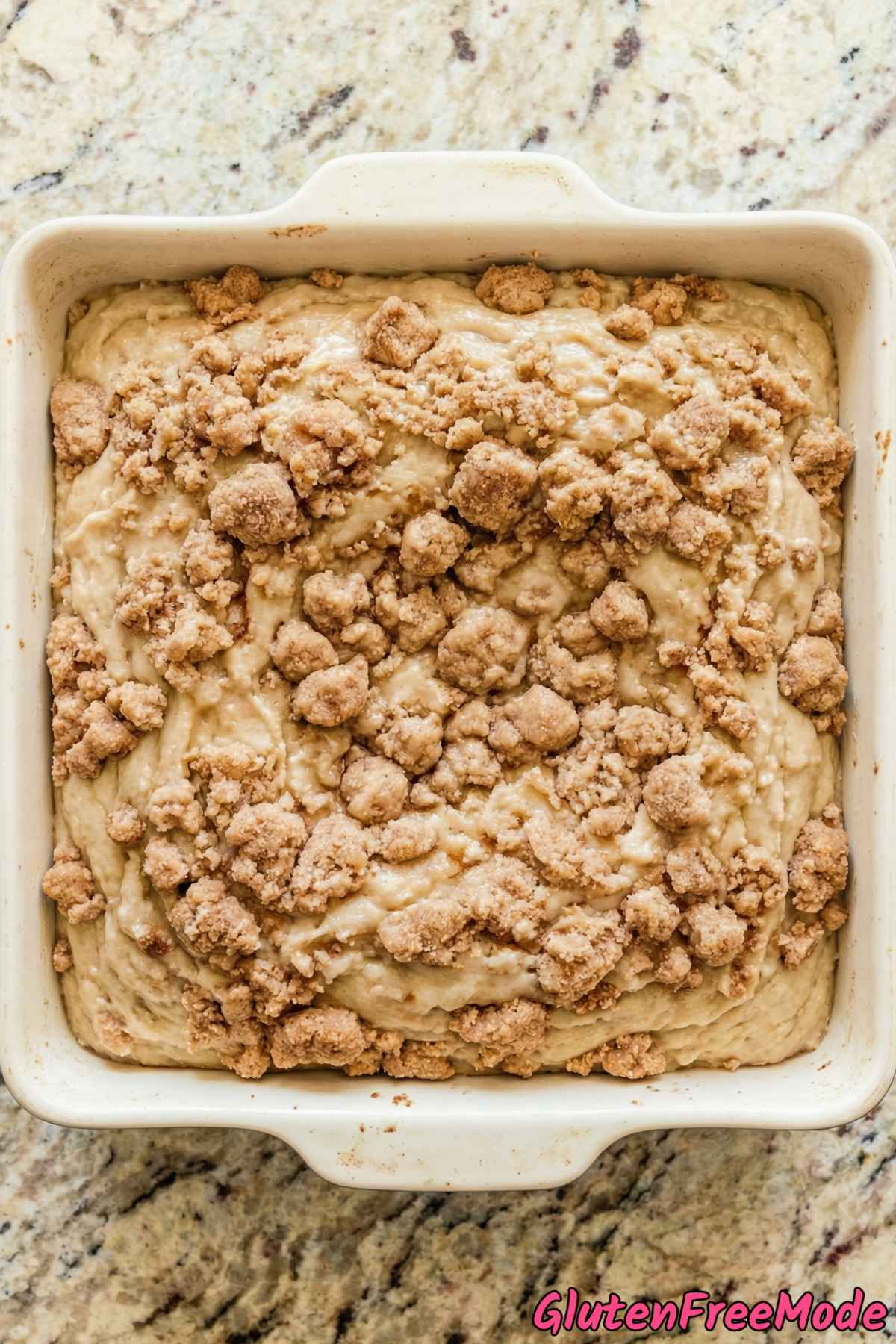 Gluten Free Cinnamon Crumb Cake Step 4
