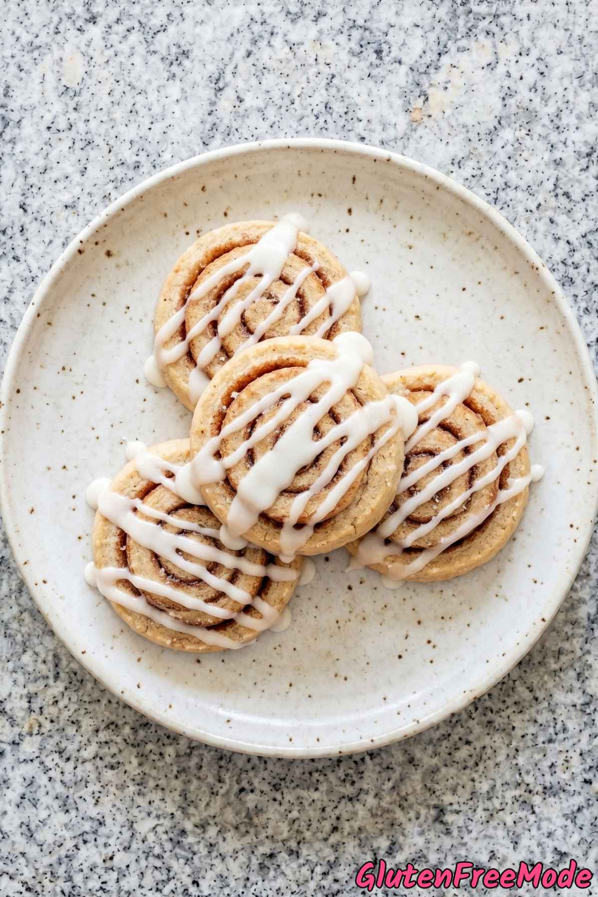 Fresh gluten free cinnamon roll cookies
