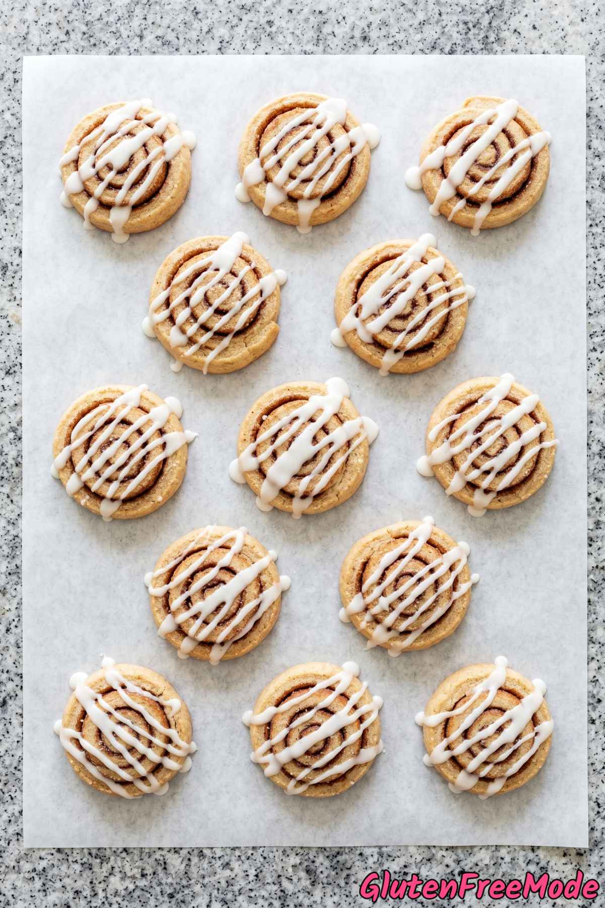 Irresistible gluten free cinnamon roll cookies