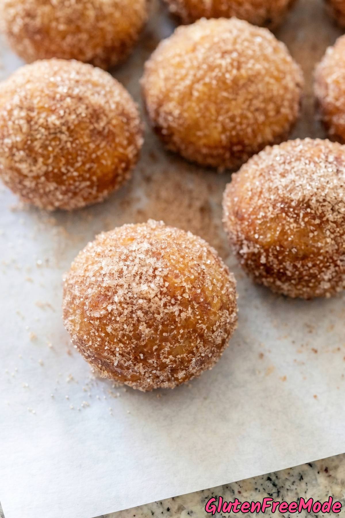 Irresistible gluten free cinnamon sugar donut holes