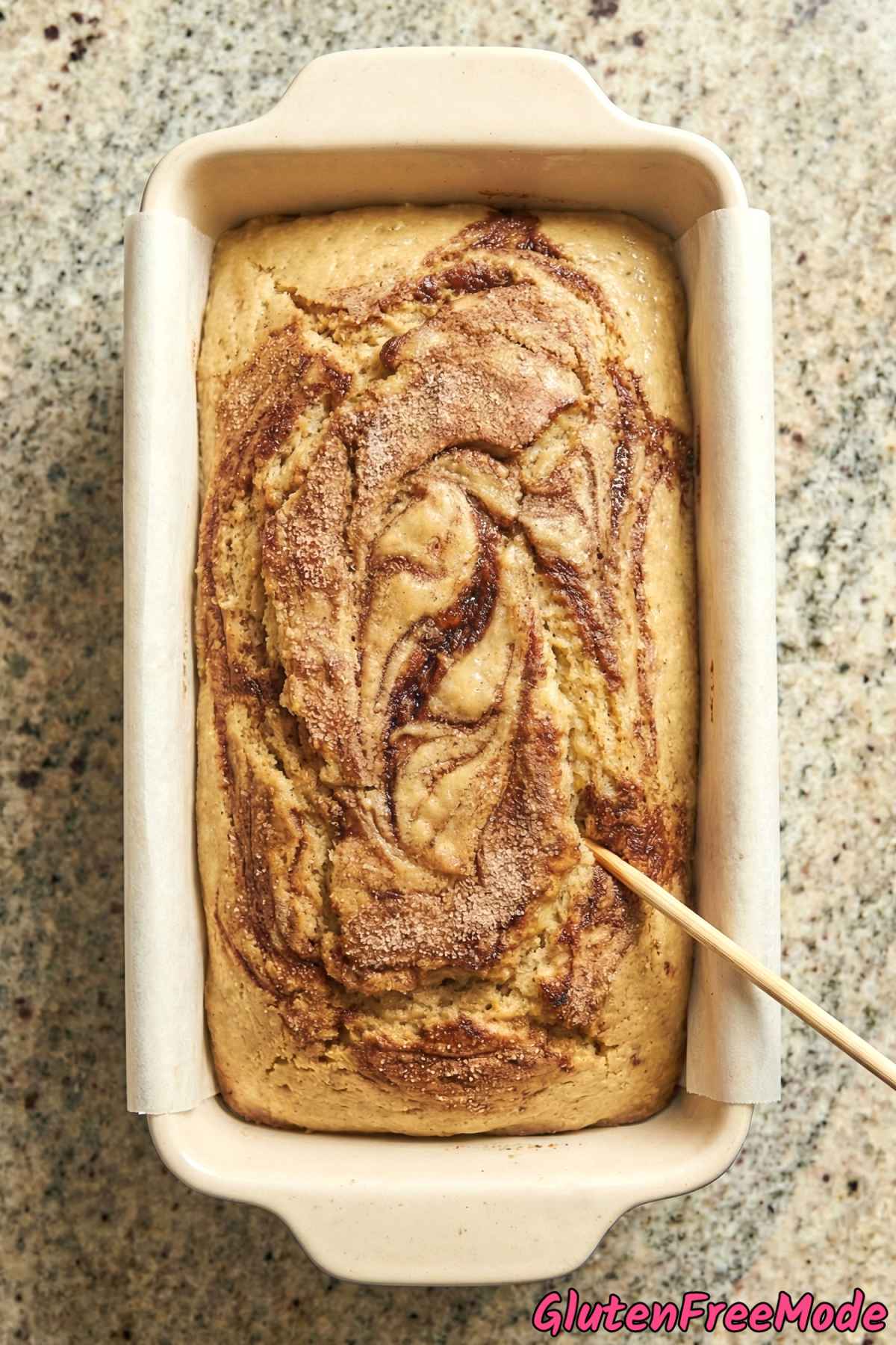 Gluten Free Cinnamon Swirl Loaf Step 6