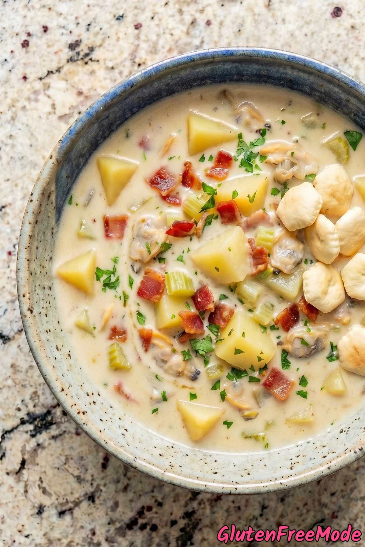 Comforting gluten free clam chowder recipe