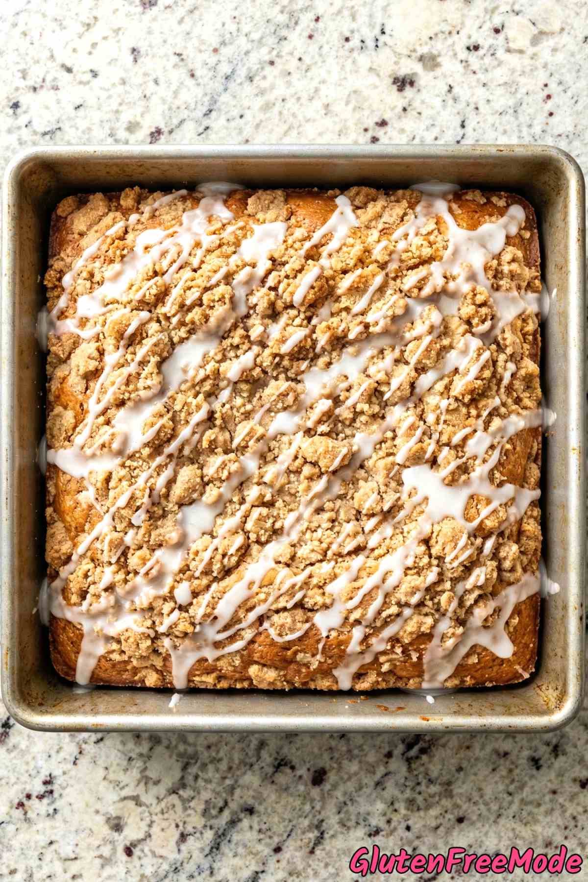 Irresistible gluten free classic coffee cake