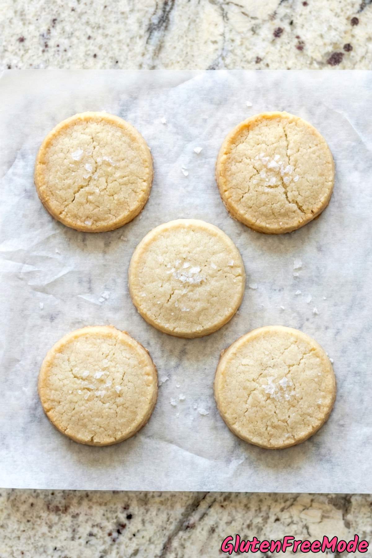Simple gluten free classic shortbread cookies