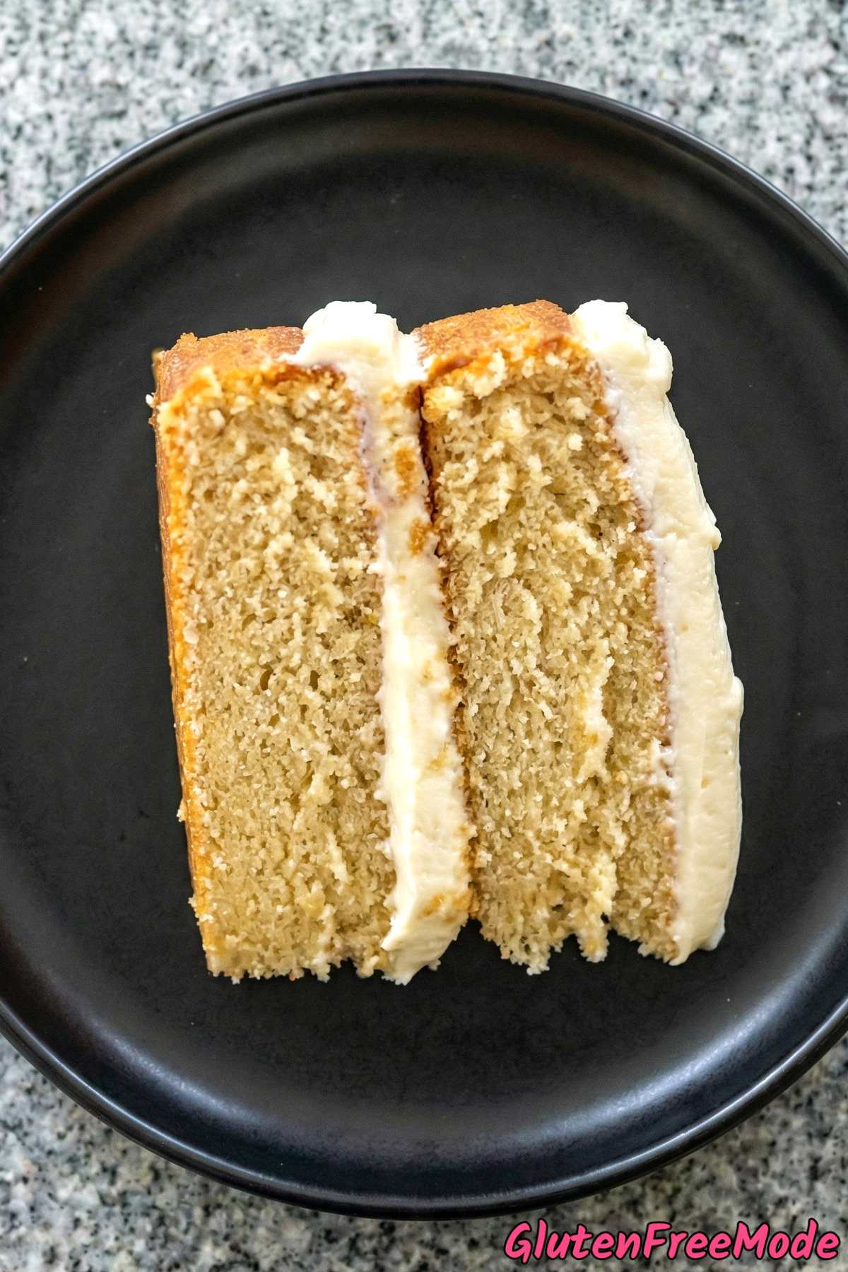 Gorgeous gluten free vanilla layer cake layers