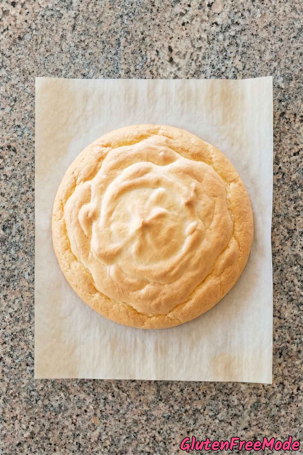 Pillowy gluten free cloud bread slices