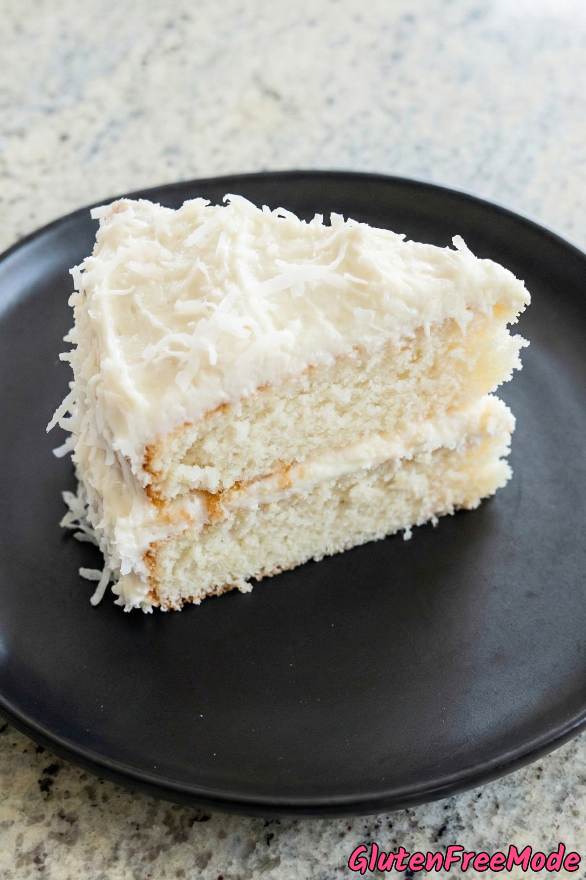 Dreamy gluten free coconut layer cake