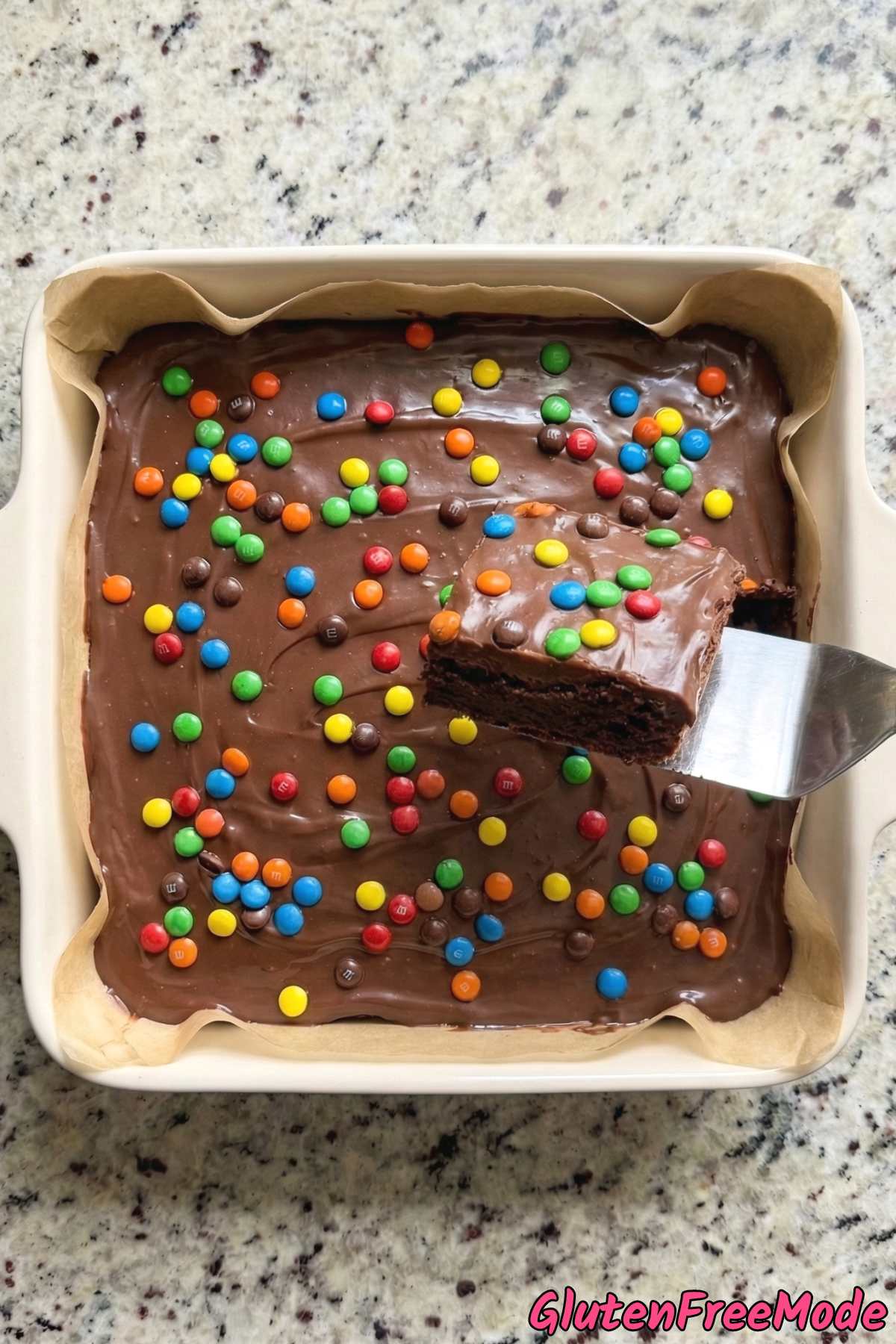 Irresistible gluten free cosmic brownies stacked
