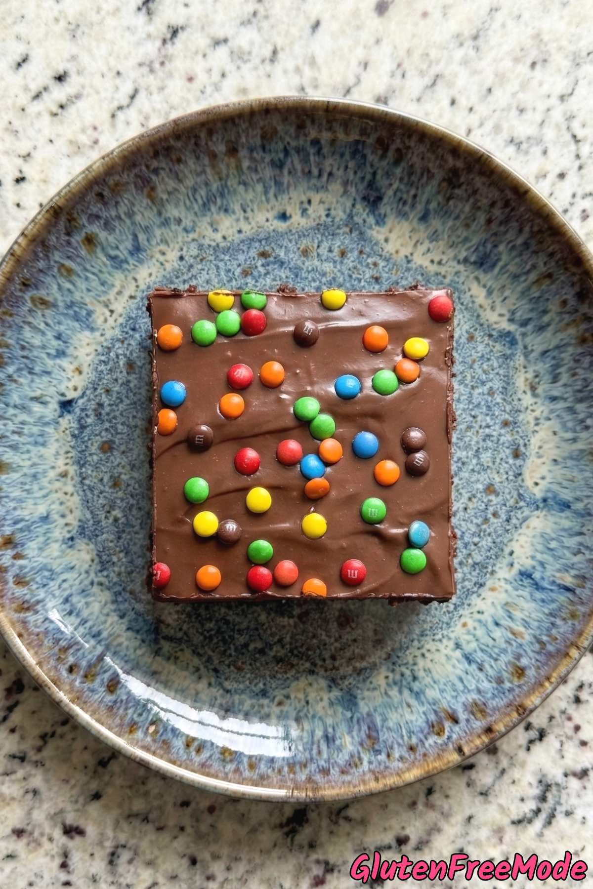 Decadent gluten free cosmic brownies sliced up
