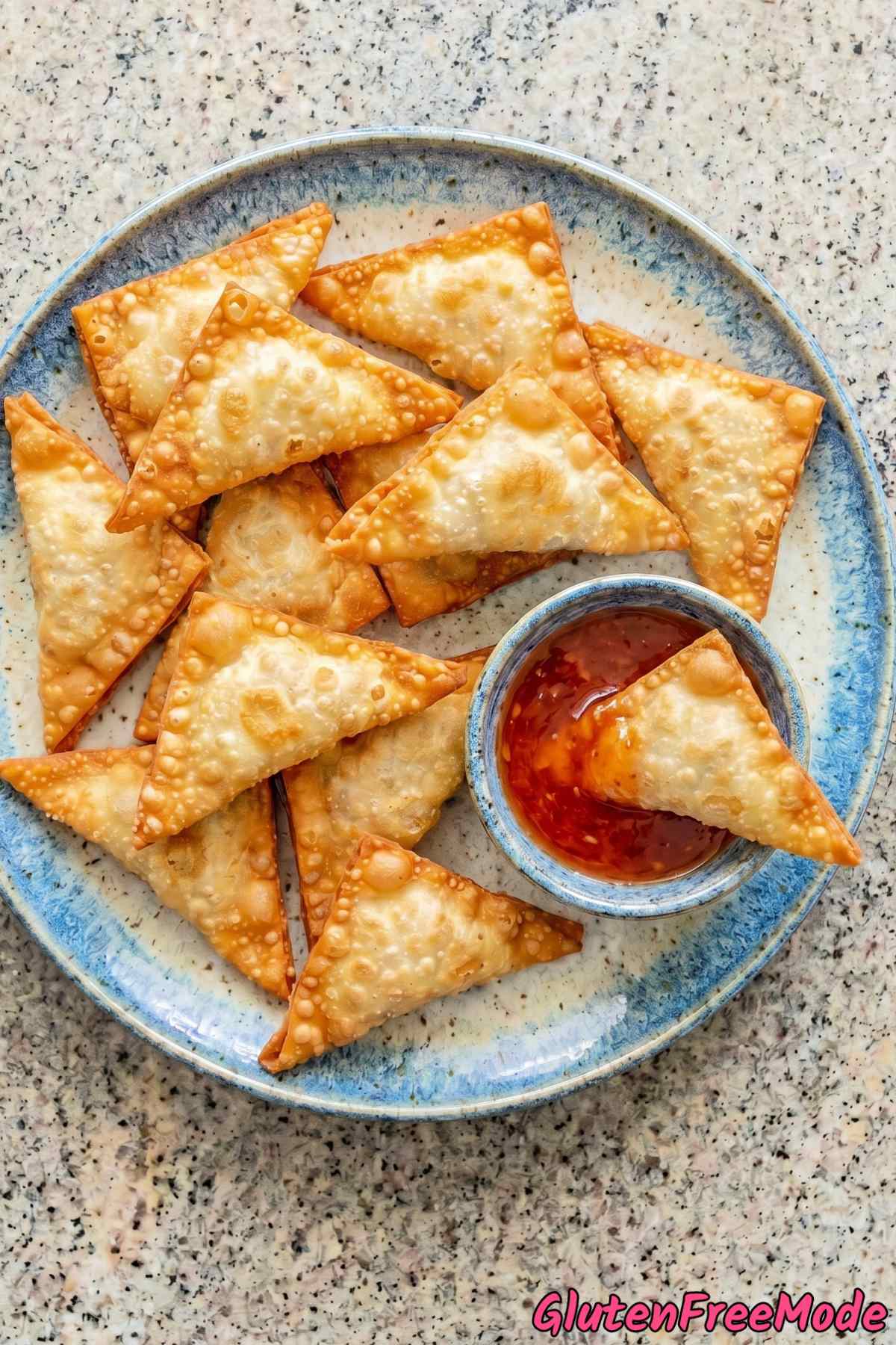Easy gluten free crab rangoon recipe