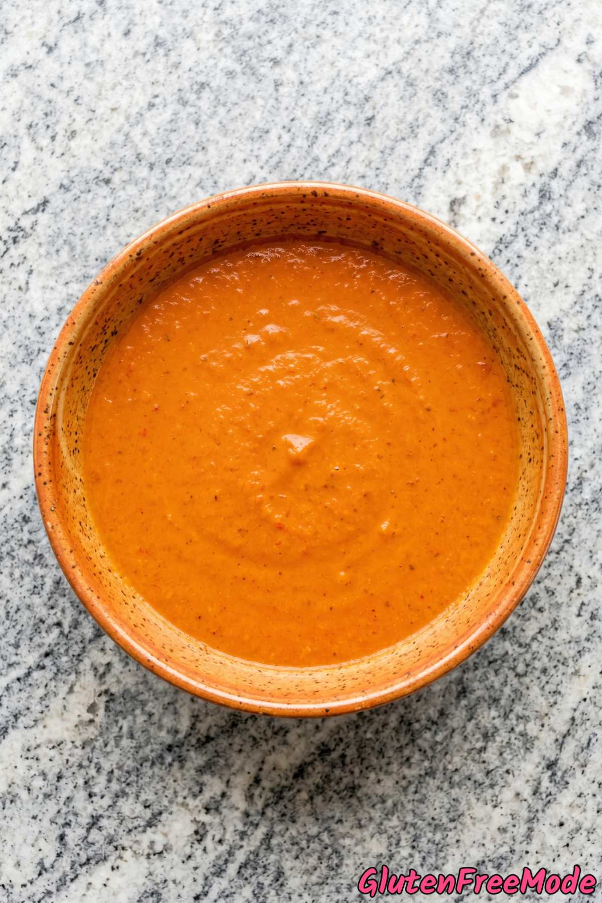 Hearty gluten free creamy tomato soup