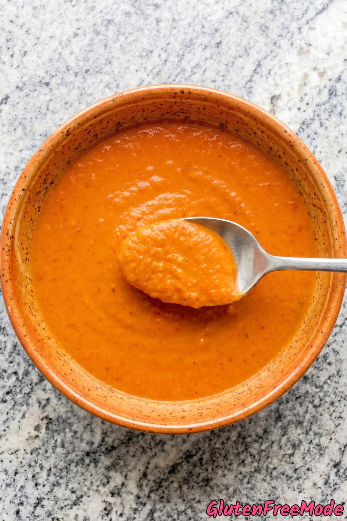 Rich gluten free creamy tomato basil soup
