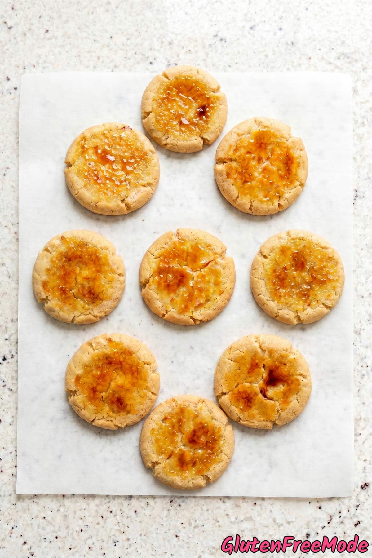 Irresistible gluten free creme brulee cookies
