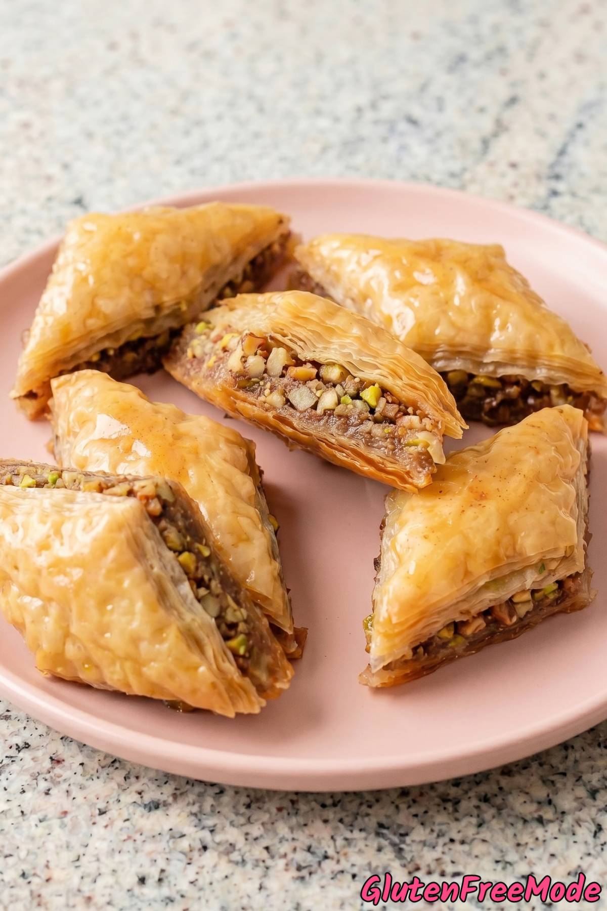 Irresistible gluten free crispy baklava bites