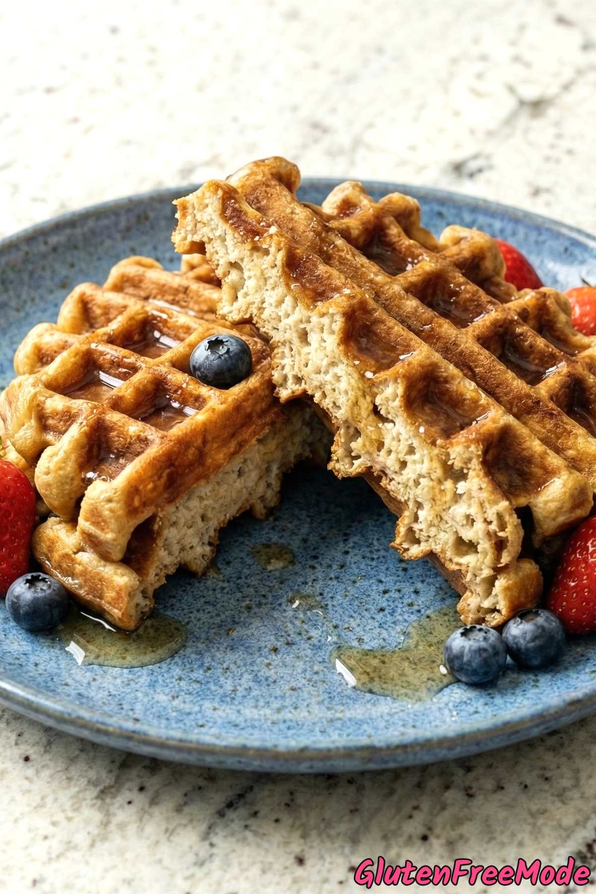 Buttery gluten free crispy Belgian waffles