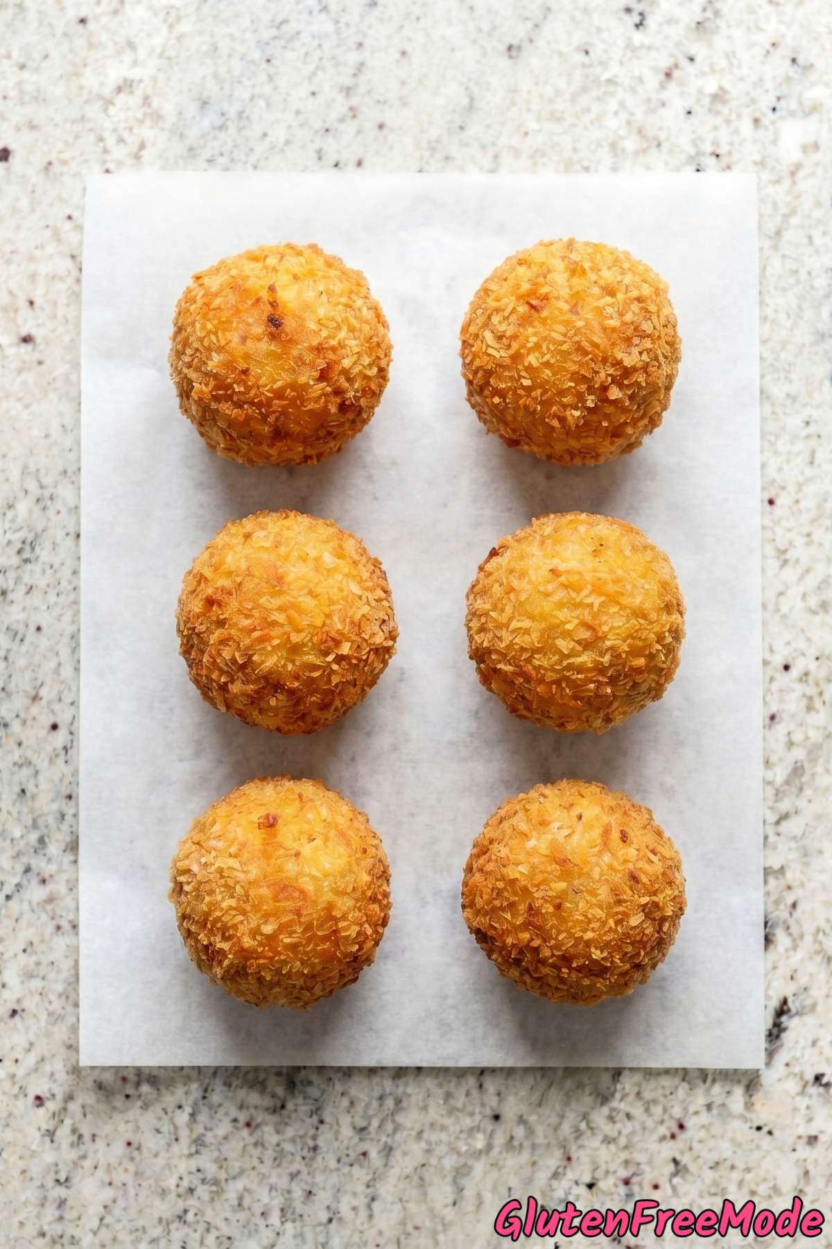 Perfect gluten free crispy cheesy arancini