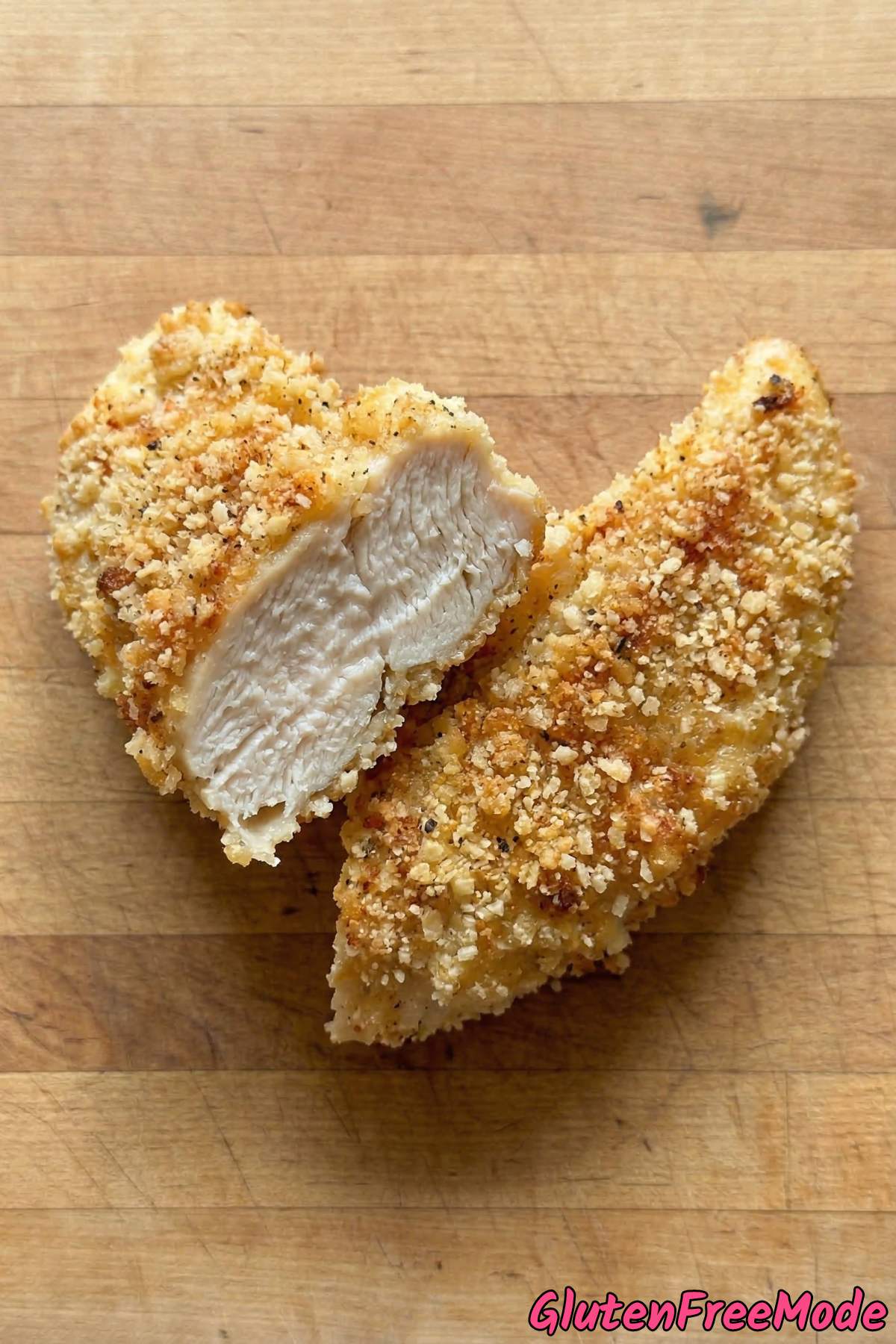 Homemade gluten free crispy chicken tenders