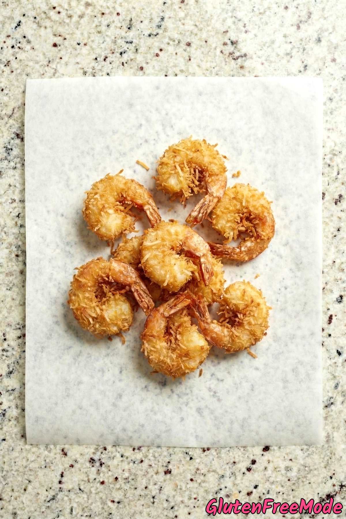 Homemade gluten free coconut shrimp recipe