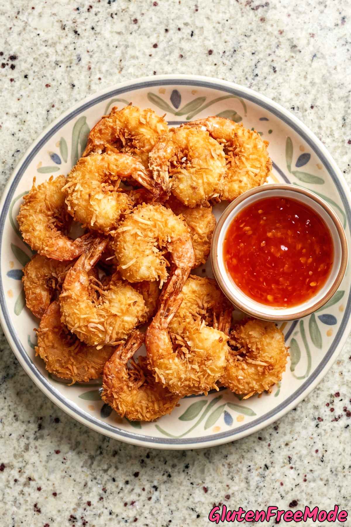 Irresistible gluten free crispy coconut shrimp