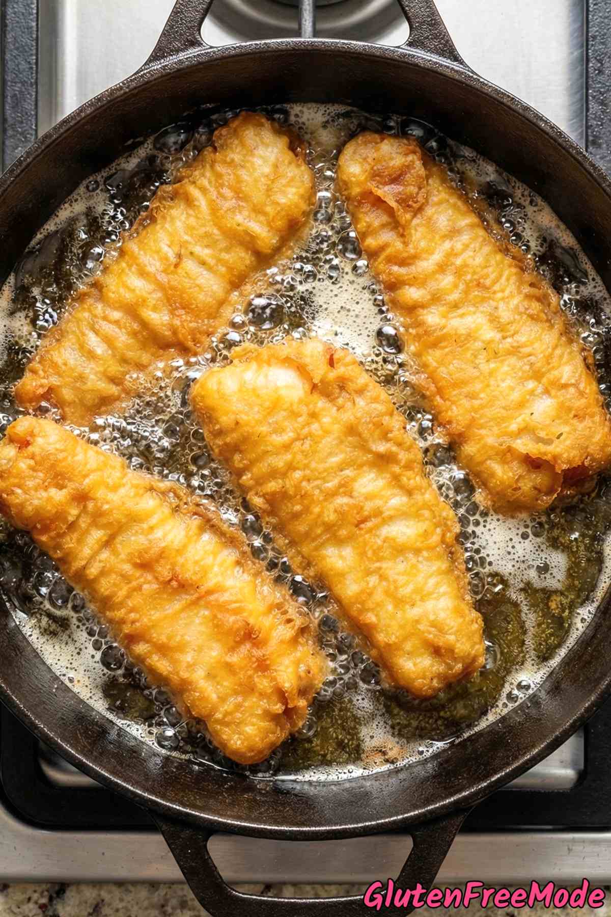 Gluten Free Crispy Fish & Chips Step 5