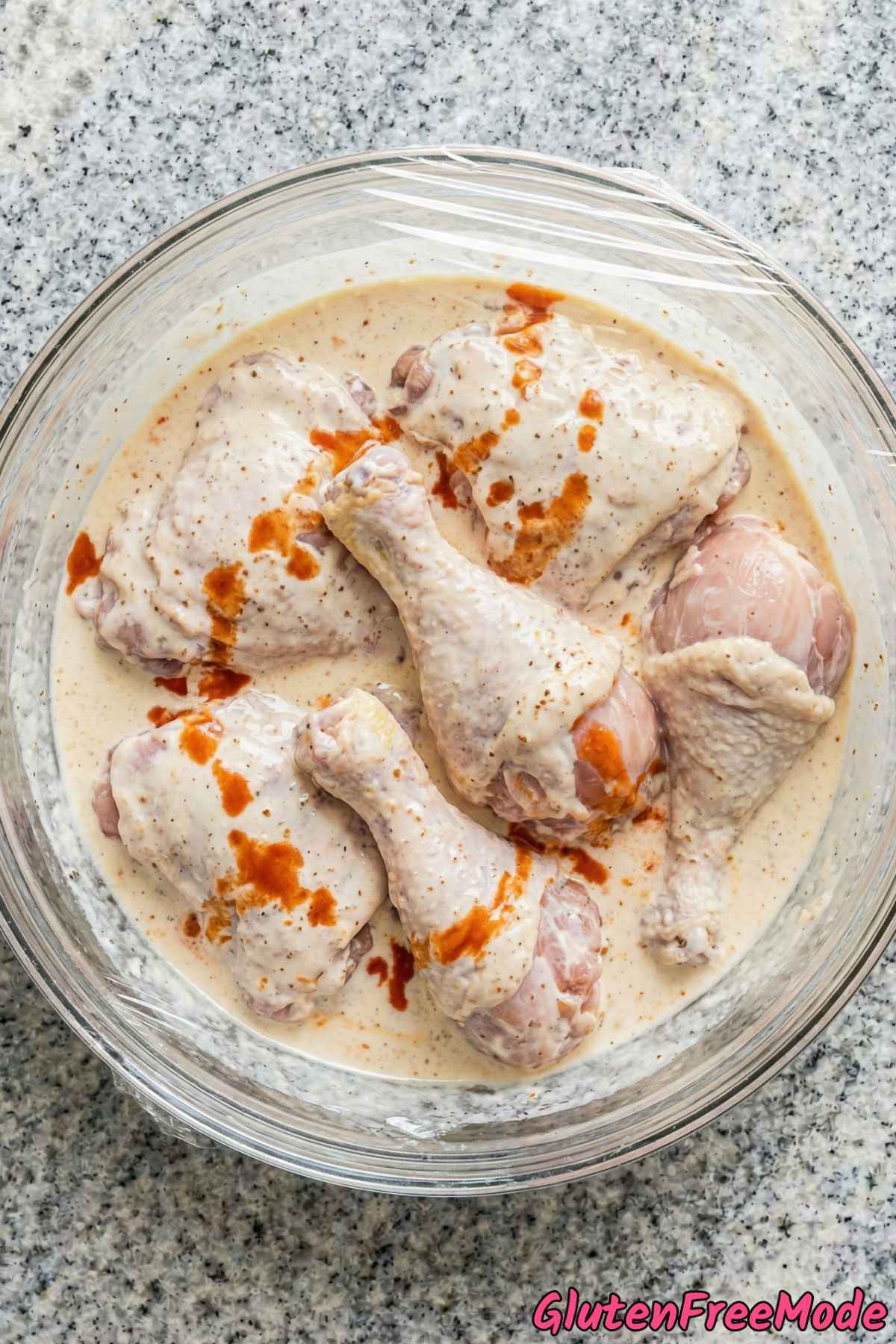 Gluten Free Crispy Fried Chicken Step 1