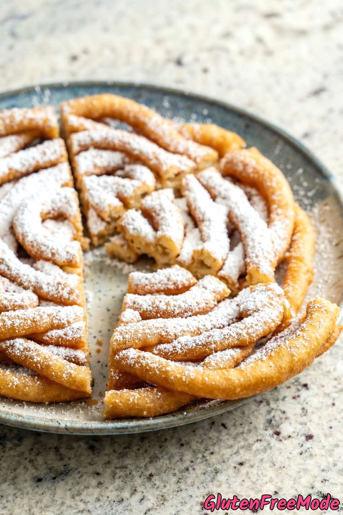 Irresistible gluten free crispy funnel cake