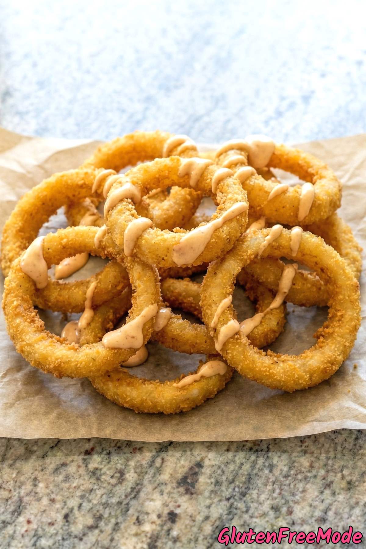 Perfect gluten free crispy onion rings