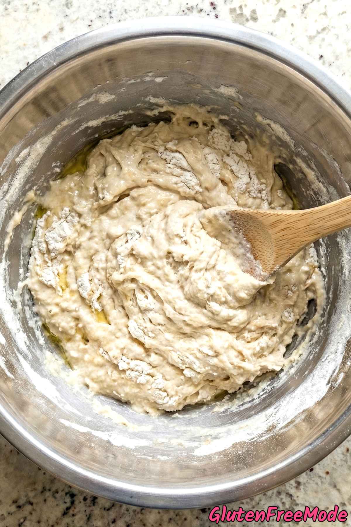 Gluten Free Crispy Pizza Crust Step 2