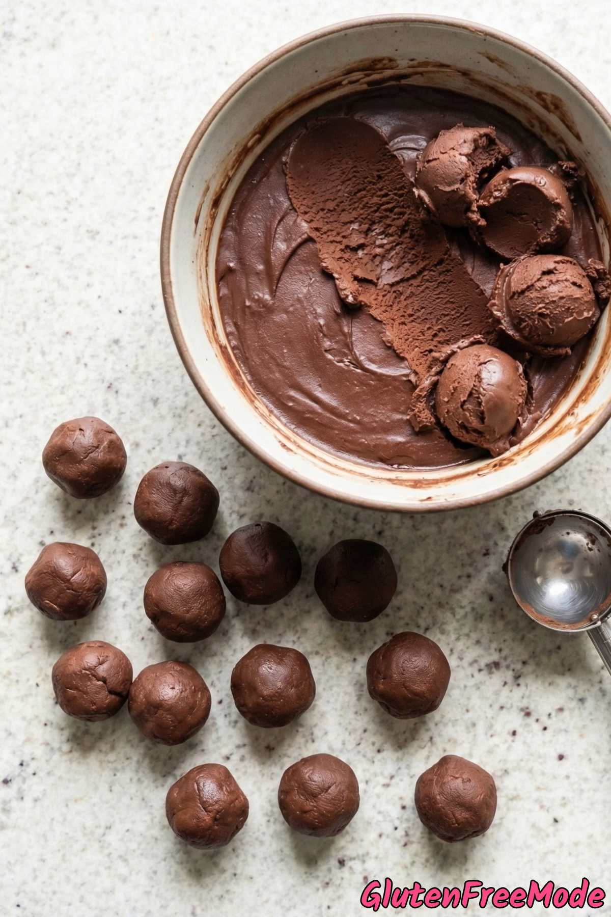 Gluten Free Dark Chocolate Sea Salt Truffles Step 5